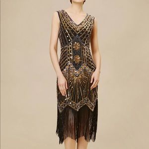 Flapper beaded dress